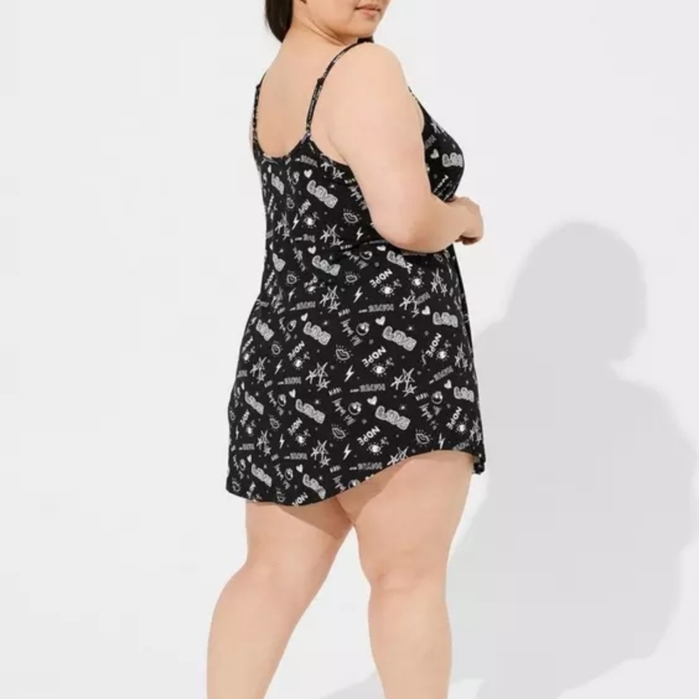 Torrid Super Soft Sleep Cami Mini Dress- NWOT Size 2x - Picture 2 of 8